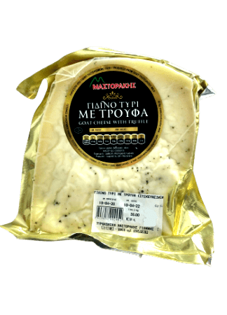Γίδινο τυρί με τρούφα και χαμηλά λιπαρά Χανίων – Ι. ΜΑΣΤΟΡΑΚΗΣ, 220γρ.