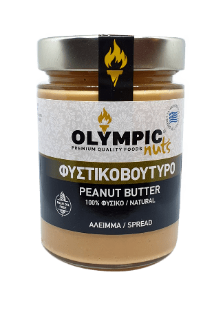 Φυστικοβούτυρο, χωρίς ζάχαρη χωρίς φοινικέλαιο  100% φυσικό - Olympic Nuts